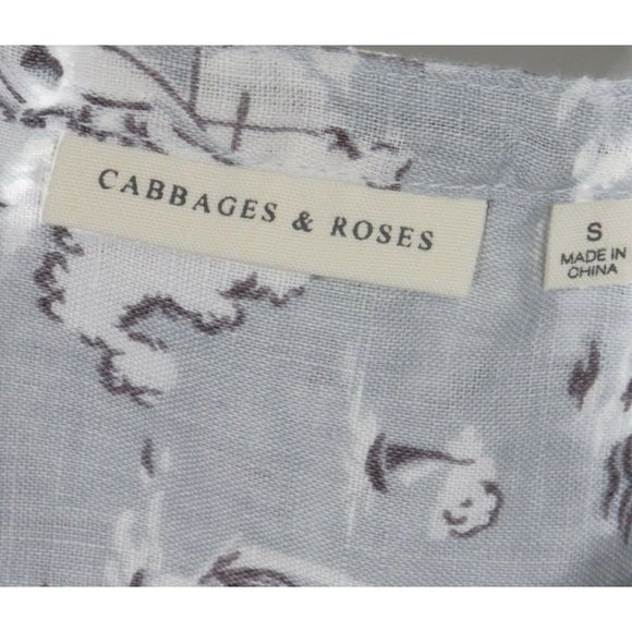 Cabbages & Roses Uniqlo Linen Tunic Top Nautical Boat Ship Lighthouse size S 127 - Picture 3 of 5